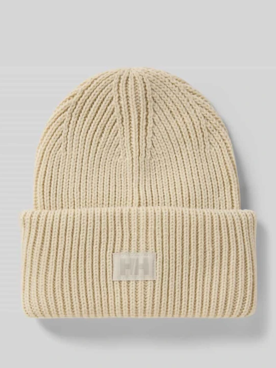 Zdjęcie produktu Czapka beanie z naszywką z logo Helly Hansen Écru