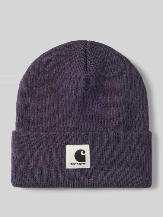 Zdjęcie produktu Czapka beanie z naszywką z logo model 'Ashley' Carhartt WIP Jasnośliwkowy