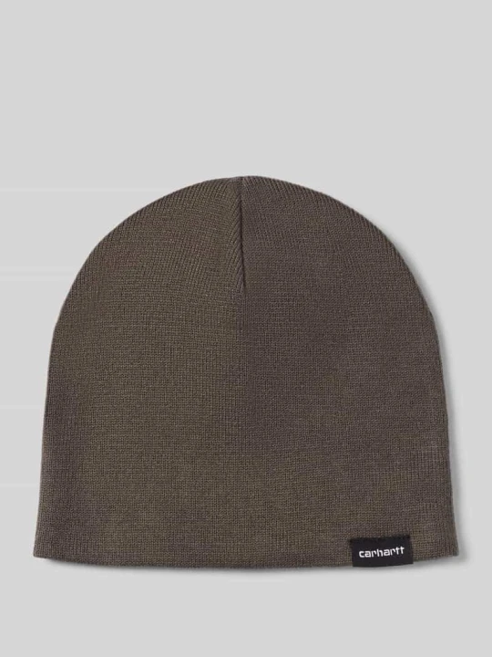 Zdjęcie produktu Czapka beanie z naszywką z logo model 'SCRIPTER' Carhartt WIP Średnioszary