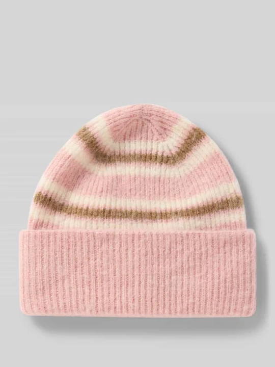 Zdjęcie produktu Czapka beanie z szerokim rondem Model „Alenie” Opus Różowy