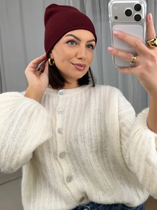 Zdjęcie produktu Czapka Bordowa Classic ClothStore