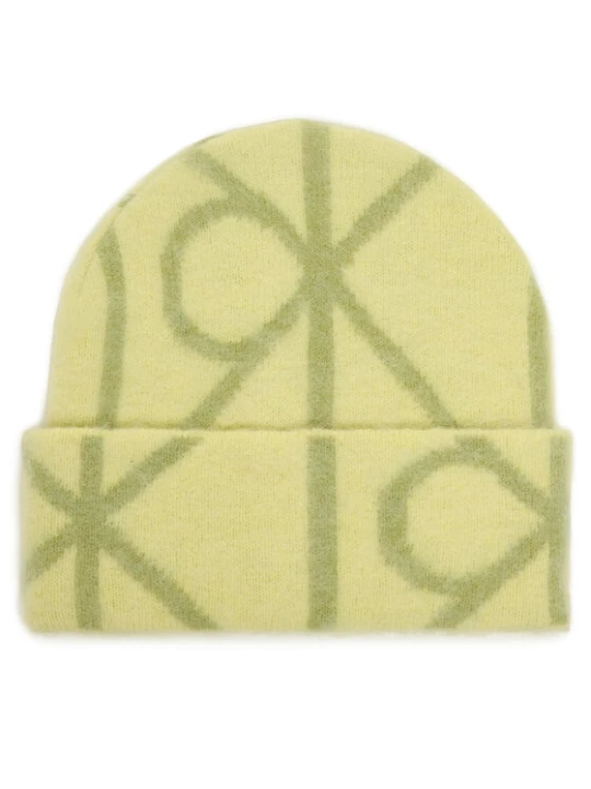 Zdjęcie produktu Czapka Calvin Klein Emblem Aop Brushed LV04D8071G Zielony