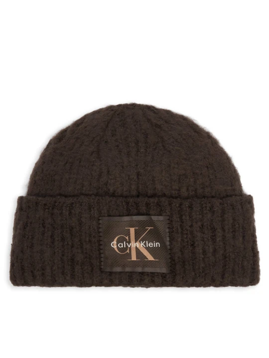 Zdjęcie produktu Czapka Calvin Klein LV04F8104G Brązowy ciemny