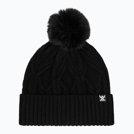 Zdjęcie produktu Czapka damska WOOLCANO HAT1100 100% wełna czarny