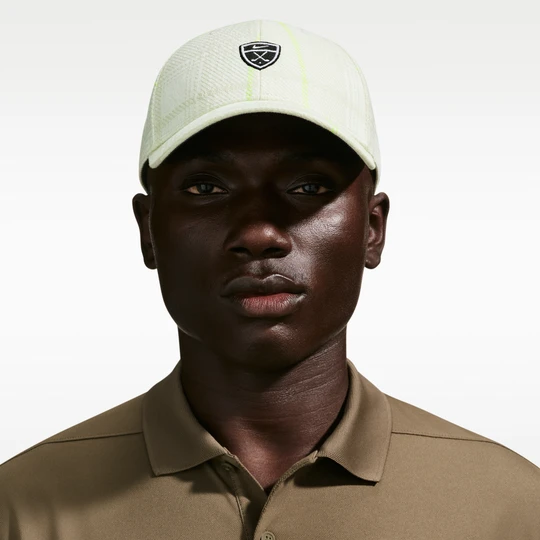 Zdjęcie produktu Czapka do golfa w kratę Nike Club - Biel