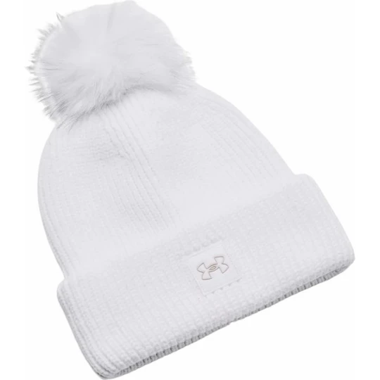 Zdjęcie produktu Czapka Halftime Ribbed Pom Under Armour Biały