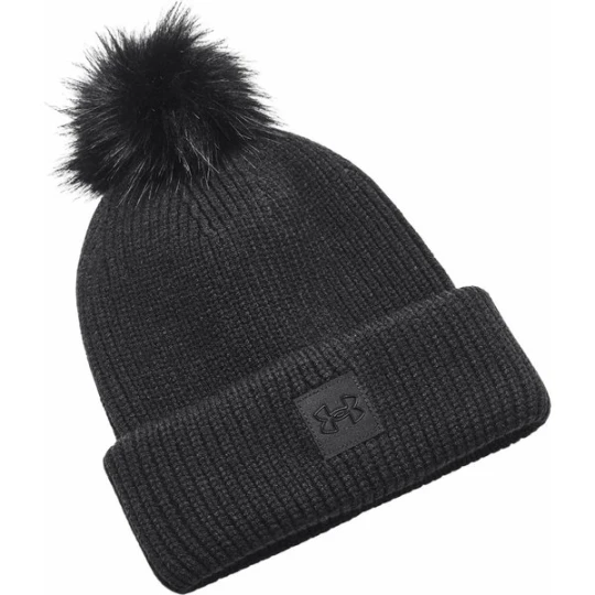 Zdjęcie produktu Czapka Halftime Ribbed Pom Under Armour Czarny