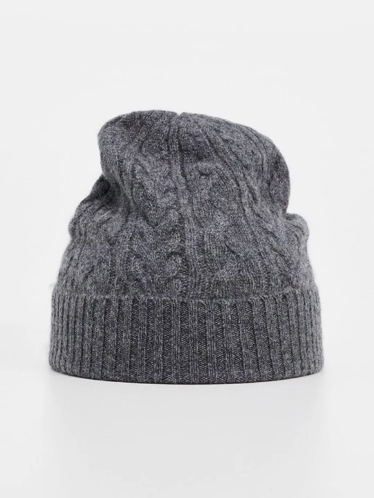 Zdjęcie produktu Czapka Just Cashmere ciemnoszary