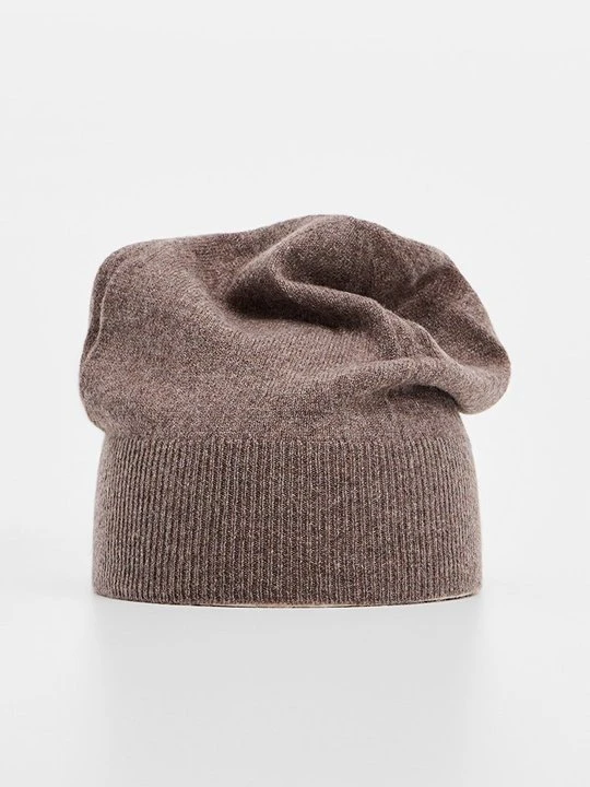 Zdjęcie produktu Czapka Just Cashmere jasnobrązowy