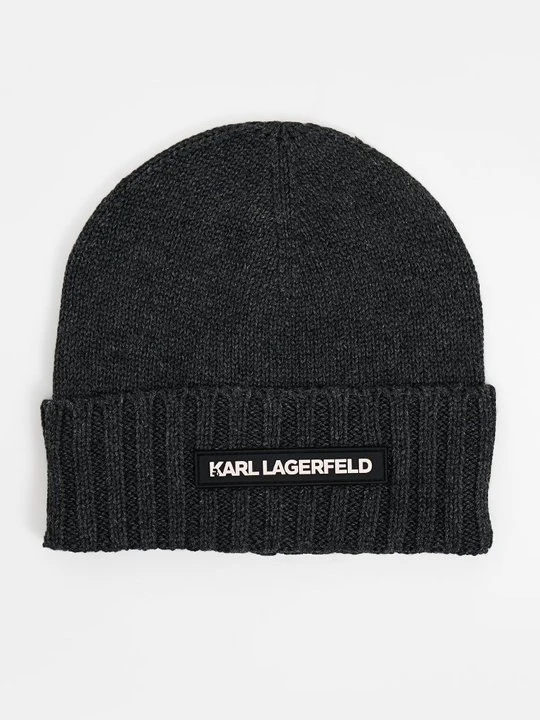 Zdjęcie produktu Czapka KARL LAGERFELD antracytowy