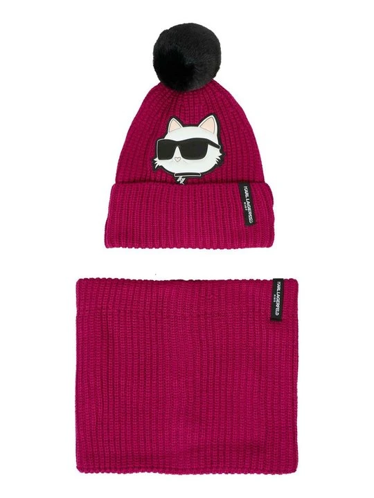 Zdjęcie produktu Czapka KARL LAGERFELD różowy
