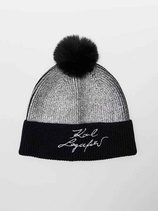 Zdjęcie produktu Czapka KARL LAGERFELD czarny