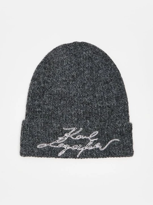 Zdjęcie produktu Czapka KARL LAGERFELD ciemnoszary