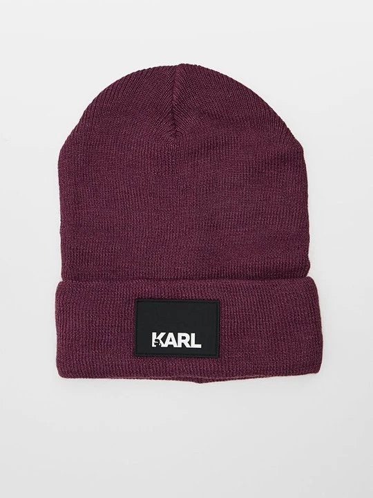 Zdjęcie produktu Czapka KARL LAGERFELD jagodowy