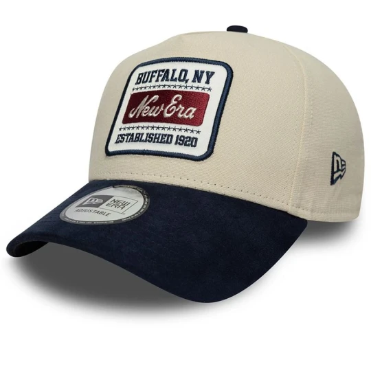 Zdjęcie produktu Czapka męska New Era Patch Suede 9FORTY E-Frame 60771797- beżowa