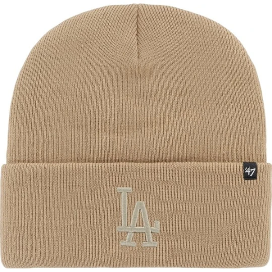 Zdjęcie produktu Czapka MLB Los Angeles Dodgers Haymaker Cuff Knit 47 Brand Beżowy