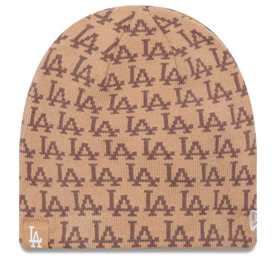 Zdjęcie produktu Czapka New Era Jacquard Skull Bean 60565440 Beżowy
