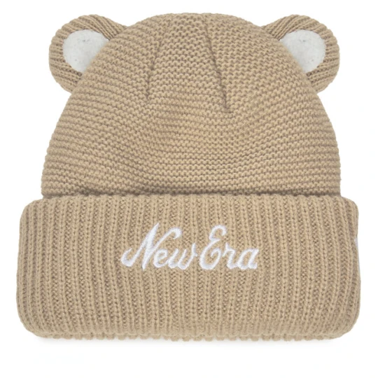Zdjęcie produktu Czapka New Era Teddy Bear Ears Cuff Knit Beanie 60580793 Beżowy