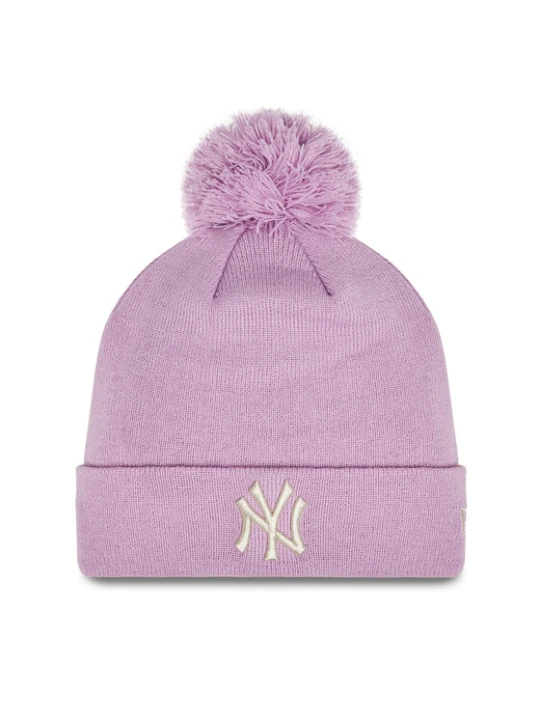 Zdjęcie produktu Czapka New Era Wmns Metallic Pom Nyy 60364280 Różowy