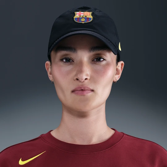 Zdjęcie produktu Czapka Nike Club US CB L Barcelona 2025/2026 - Czerń
