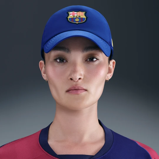 Zdjęcie produktu Czapka Nike Club US CB L Barcelona 2025/2026 - Niebieski