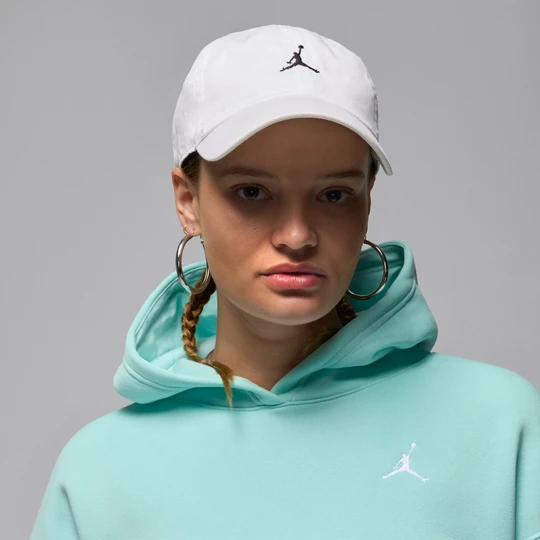 Zdjęcie produktu Czapka o nieusztywnianej konstrukcji z wygiętym daszkiem Jordan Club - Biel