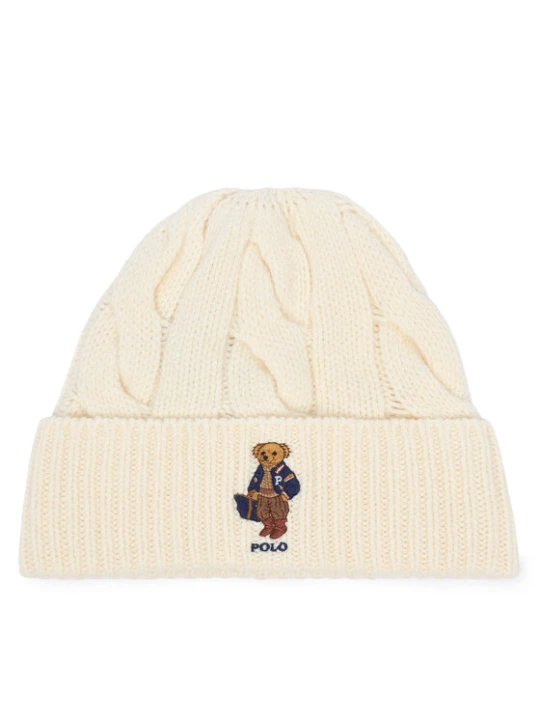 Zdjęcie produktu Czapka Polo Ralph Lauren 455P18118003 Kremowy