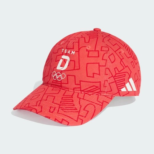 Zdjęcie produktu Czapka Team D Z GRAFIKĄ Adidas Semi Lucid Red