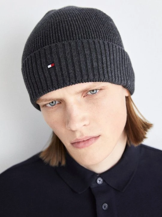 Zdjęcie produktu Czapka Tommy Hilfiger ciemnoszary
