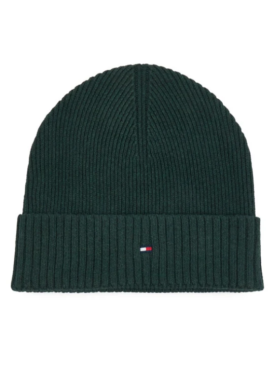 Zdjęcie produktu Czapka Tommy Hilfiger Flag AM0AM12796 Zielony ciemny