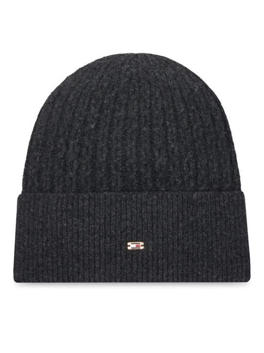 Zdjęcie produktu Czapka Tommy Hilfiger Th Cable Enamel Flag AW0AW17776 Czarny