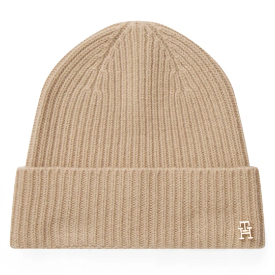 Zdjęcie produktu Czapka Tommy Hilfiger Th Cashmere AW0AW17772 Beżowy
