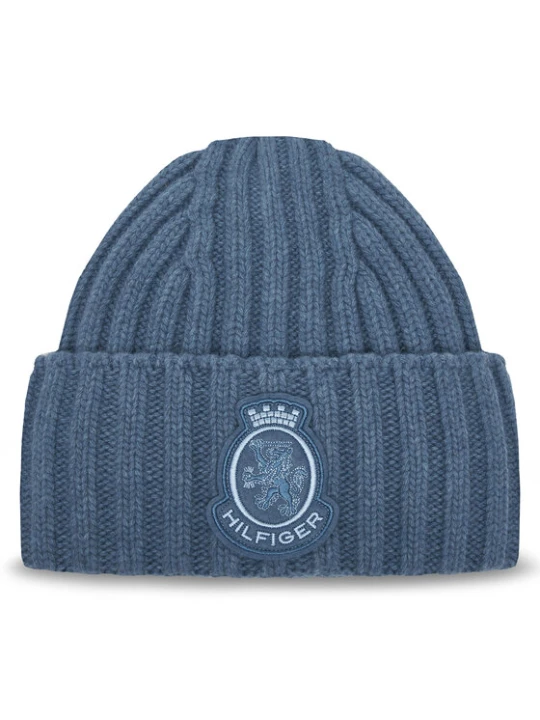 Zdjęcie produktu Czapka Tommy Hilfiger Th Crest Fluffy AW0AW18210 Niebieski