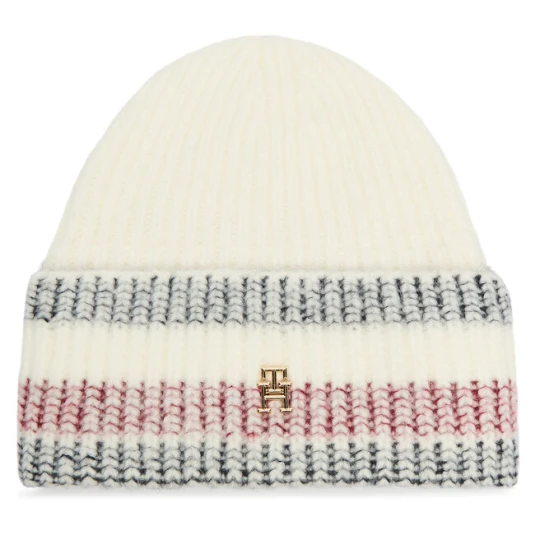 Zdjęcie produktu Czapka Tommy Hilfiger Th Varsity Ski AW0AW16636 Écru Kremowy