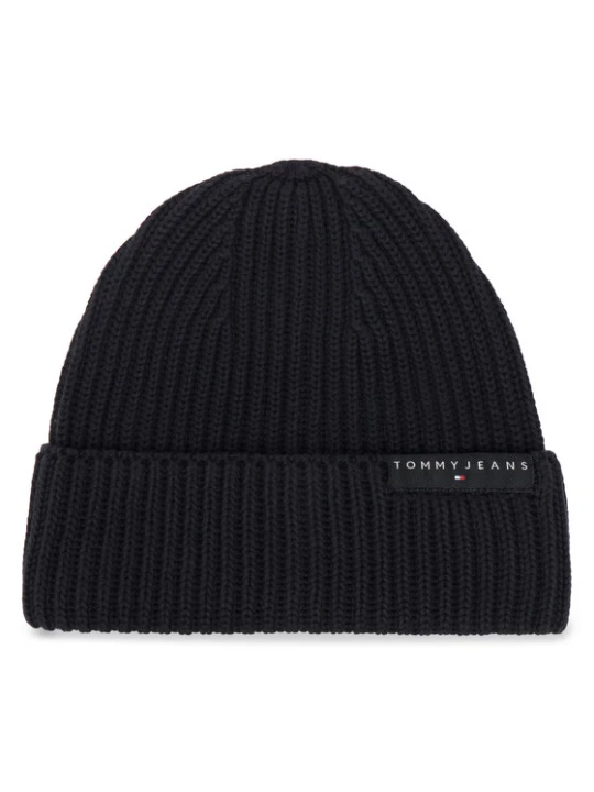 Zdjęcie produktu Czapka Tommy Jeans Tjm Linear Logo Beanie AM0AM14865 Czarny