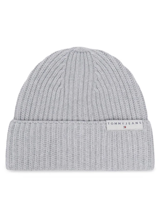 Zdjęcie produktu Czapka Tommy Jeans Tjm Linear Logo Beanie AM0AM14865 Szary jasny