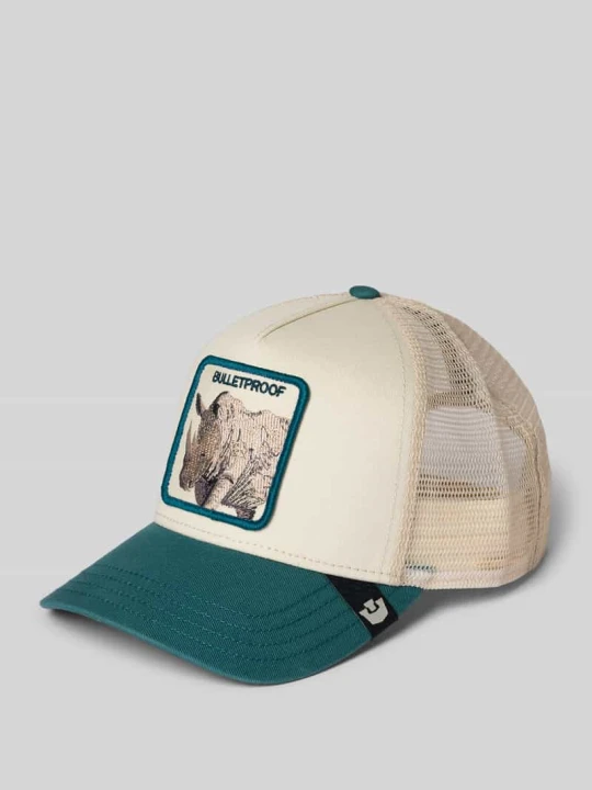 Zdjęcie produktu Czapka trucker z haftem model 'Bulletproof' GOORIN BROS. Kamienny