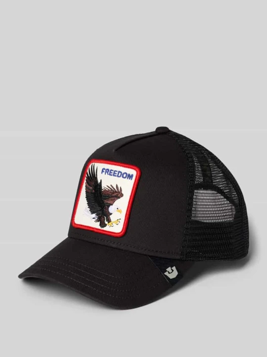 Zdjęcie produktu Czapka trucker z haftem model 'Freedom Eagle' GOORIN BROS. Antracytowy