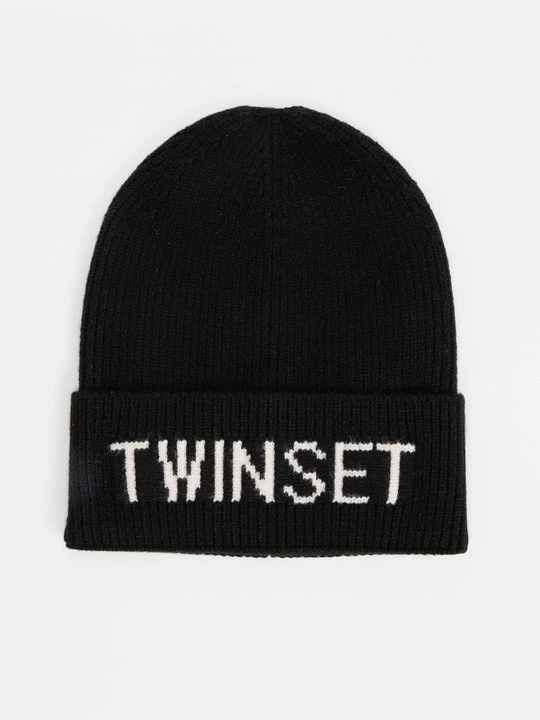 Zdjęcie produktu Czapka TWINSET antracytowy melanż