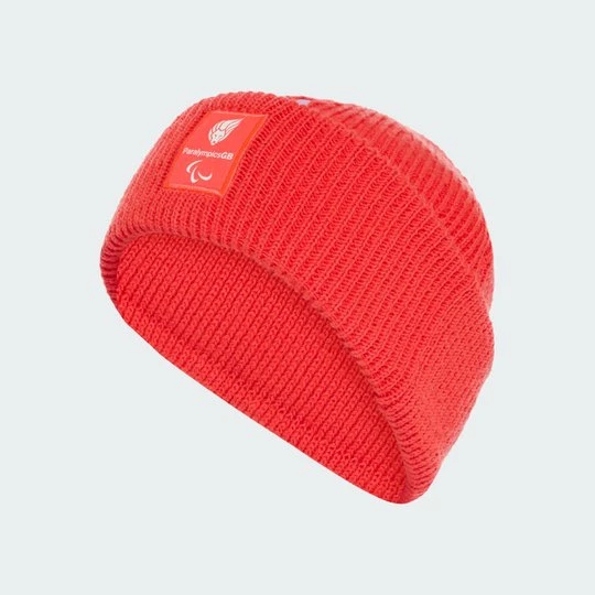 Zdjęcie produktu Czapka typu beanie ParalympicsGB Adidas Semi Lucid Red