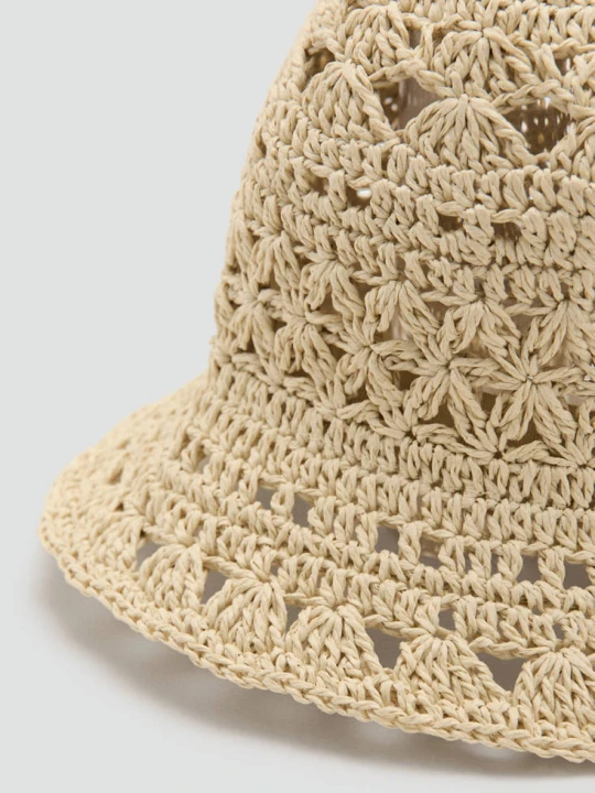Zdjęcie produktu Czapka typu bucket beżowy - Teen - Rozmiar uniwersalny - MANGO TEEN