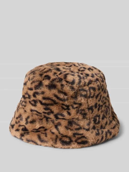 Zdjęcie produktu Czapka typu bucket hat w rozmiarze uniwersalnym model ‘JEANEL’ Pieces Średniobrązowy melanż