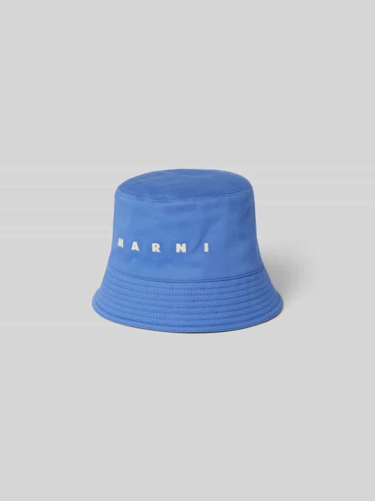 Zdjęcie produktu Czapka typu bucket hat z czystej bawełny Marni Niebieski