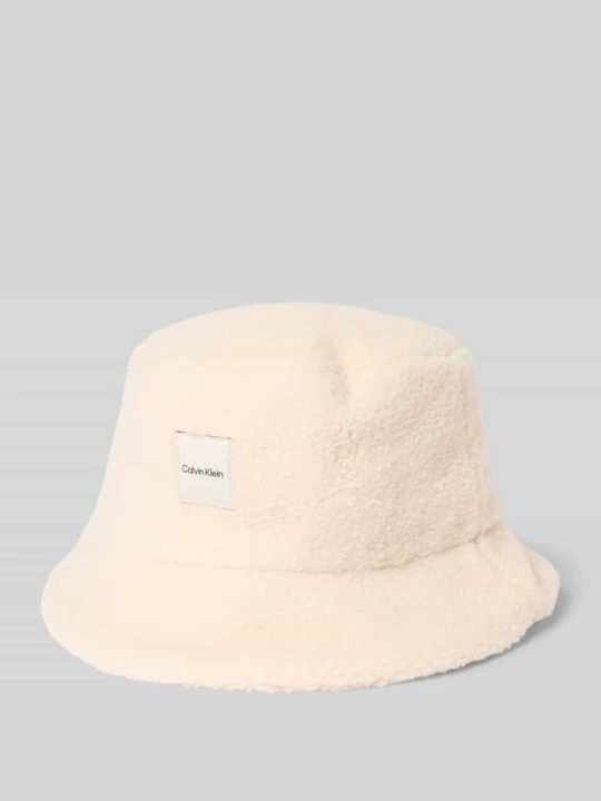 Zdjęcie produktu Czapka typu bucket hat z efektem bouclé Calvin Klein Złamany biały