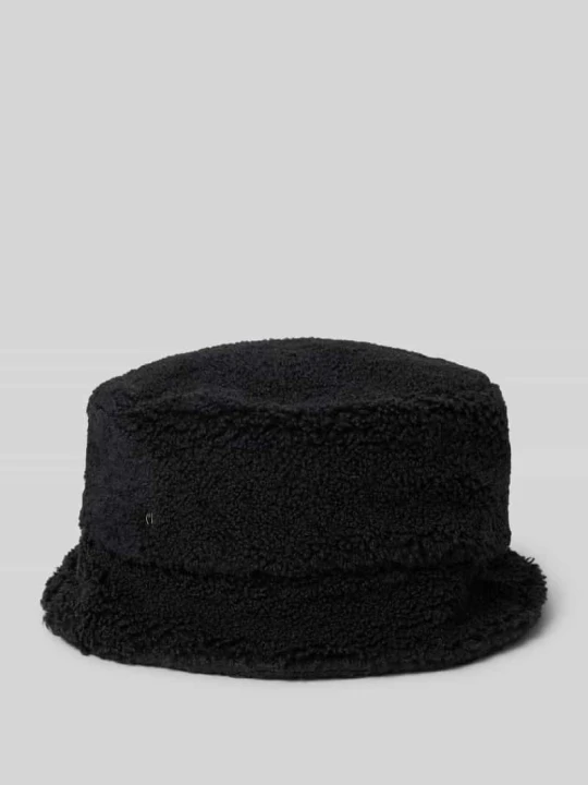 Zdjęcie produktu Czapka typu bucket hat z futerka Loevenich Czarny