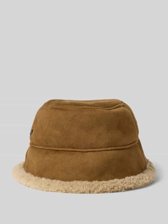 Zdjęcie produktu Czapka typu bucket hat z futerkiem Loevenich Koniakowy