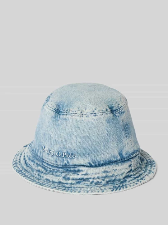 Zdjęcie produktu Czapka typu bucket hat z mieszanki bawełny Marc O'Polo Jeansowy niebieski