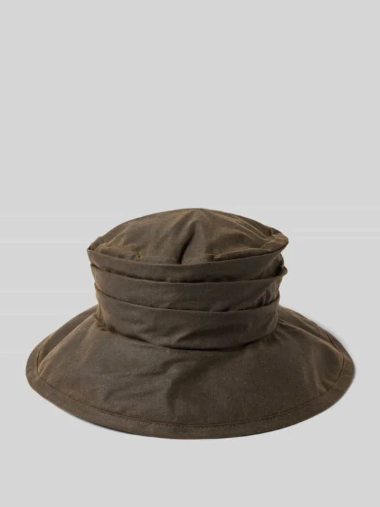 Zdjęcie produktu Czapka typu bucket hat z woskowanej bawełny Barbour Oliwkowy