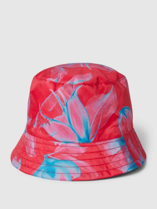 Zdjęcie produktu Czapka typu bucket hat ze wzorem na całej powierzchni Armani Exchange Koralowy