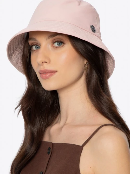 Zdjęcie produktu Czapka typu bucket z nylonu różowa Wittchen